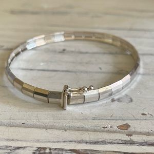 925 Milor 6mm omega link panel bracelet